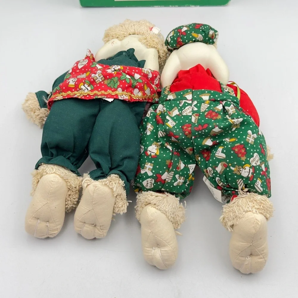 House of Lloyd Christmas Around the World Hip & Hop Bunny Doll Set Vintage Box